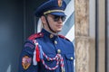 Nice czech soldier in gala dress