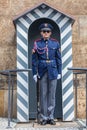 Nice czech soldier in gala dress