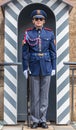 Nice czech soldier in gala dress