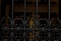 Prague, Czech Republic. 10.05.2019: Close-up view of the facade with windows of old historical buildings in Prague. Photo of