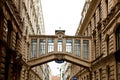 Prague, Czech Republic. 10.05.2019: Close-up view of the facade with windows of old historical buildings in Prague. Photo of