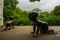 Prague, Czech Republic: Crawling Babies monument by David Cerny at Kampa Park. The Babies are a symbol of the communist era and is