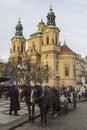 St. Nicholas Church in Prague Royalty Free Stock Photo