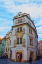 Prague, Czech Republic - December 31, 2017: hotel zlate studny Prague, Czech Republic Royalty Free Stock Photo