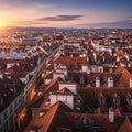 Of Prague, Czech Republic, featuring an array of terracotta-tiled Royalty Free Stock Photo
