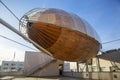 Airship Gulliver on the roof Prague gallery DOX