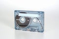 PRAGUE, CZECH REPUBLIC - FEBRUARY 20, 2019: Audio compact cassette Sony EF 90 normal position. view from right. Audio Royalty Free Stock Photo