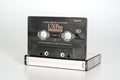 PRAGUE, CZECH REPUBLIC - FEBRUARY 20, 2019: Audio compact cassette Sony UX-Pro 90 super chrome plus class, Heat resistant shell on Royalty Free Stock Photo