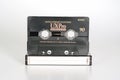 PRAGUE, CZECH REPUBLIC - FEBRUARY 20, 2019: Audio compact cassette Sony UX-Pro 90 super chrome plus class, Heat resistant shell on