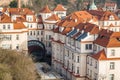 Prague, Czech republic - February 24, 2021. The Institute for the Care of Mother and Child Ustav pro peci o matku a dite in Prag Royalty Free Stock Photo