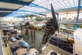 Interior of National Technical Museum in Prague. For over a hundred years extensive co Royalty Free Stock Photo