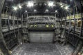 PRAGUE, CZECH REPUBLIC - JANUARY 23, 2017 - The State Opera, Prague - Empty stage before reconstruction