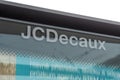 JCDecaux signage Royalty Free Stock Photo