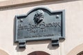 Memorial plaque of Pavel Jozef Safarik. Slovak philologist, poet, literary historian, historian and ethnographer in the Kingdom of Royalty Free Stock Photo