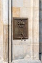 Memorial plaque to the Battle of the Dukla Pass in 1944