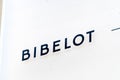 Bibelot store logo, Prague Royalty Free Stock Photo