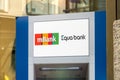 MBank and Equa bank banner Royalty Free Stock Photo