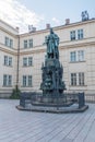 Statue of Charles IV is an outdoor sculpture of Charles IV, Holy Roman Emperor