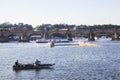 Fishermen near Charles bridge Royalty Free Stock Photo