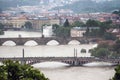 Prague, Czech Republic - June 3: Massive Rain Caused Floods in Czech Capital City on june 3, 2013. Royalty Free Stock Photo