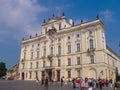 Prague, Czech Republic - 26 June, 2010: Prague Castle entrance at Prague, Czech Republic Royalty Free Stock Photo