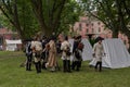 Prague, Czech Republic â June 17, 2023 - soldiers in Invalidovna â baroque building for war veterans