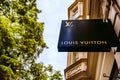 Louis Vuitton store logo Royalty Free Stock Photo