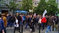 Demonstration for the legalization of marijuana, march of millions for marijuana in Prague 2019