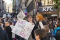 PRAGUE, CZECH REPUBLIC - MAY 15, 2017: Demonstration on Prague Wenceslas square against the current government and Babis Royalty Free Stock Photo