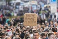 PRAGUE, CZECH REPUBLIC - MAY 15, 2017: Demonstration on Prague Wenceslas square against the current government and Babis Royalty Free Stock Photo