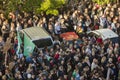 PRAGUE, CZECH REPUBLIC - MAY 15, 2017: Demonstration on Prague Wenceslas square against the current government and Babis Royalty Free Stock Photo