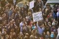 PRAGUE, CZECH REPUBLIC - MAY 15, 2017: Demonstration on Prague Wenceslas square against the current government and Babis Royalty Free Stock Photo