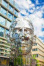 The monument Head of Franz Kafka, Prague Royalty Free Stock Photo