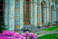 View of beautiful Ball Game Hall and the Royal Garden, Prague - Czech Republic Royalty Free Stock Photo