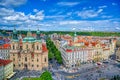 St. Nicholas Church in Old Town Square of Prague, Czech Republic Royalty Free Stock Photo