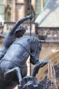 14th statue of Saint George on horse, Prague Castle, Hradcany, Prague, Czech Republic Royalty Free Stock Photo