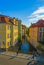 Chertovka River in Praha