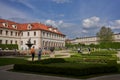 Prague, Czech Republic - May 7, 2022 - The Wallenstein Garden on a spring afternoon Royalty Free Stock Photo