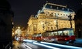 Prague Czech Republic nighttime Royalty Free Stock Photo