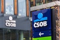 Ceskoslovenska obchodni banka CSOB banking and financial company logo