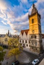 Prague, Czech Republic - November 03, 2016. Historic buildings in Charles Square - Karlovo Namesti