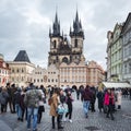 Old Town square in Prague, Czech Republic Royalty Free Stock Photo