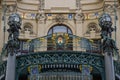 Prague, Czech Republic - October 9, 2017: The Art Nouveau build
