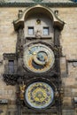 Prague, Czech Republic - October 6, 2017: Astronomical dial and