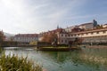 Beautiful views of the Wallenstein Gardens Park. View of the courtyard.