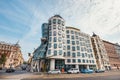 Dancing House - modern building designed by Vlado Milunic and Frank O. Gehry, Prague