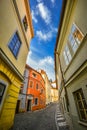 The Green Grape Hotel Prague at Jansky Vrsek street, Mala Strana, Prague, Czech Republic.