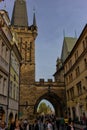 Lesser Town Bridge Tower and entrance to Charles Bridge.