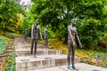 Memorial to the Victims of Communism in Prague, Czech Republic Royalty Free Stock Photo