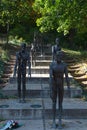 Monument to the victims of communism at the foot of Petrin Hill Royalty Free Stock Photo